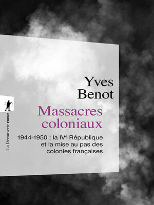 cover image of Massacres coloniaux